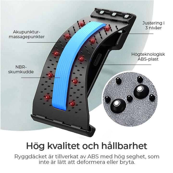 (1+1 GRATIS) Magnetisk akupunktur ryggsträckare